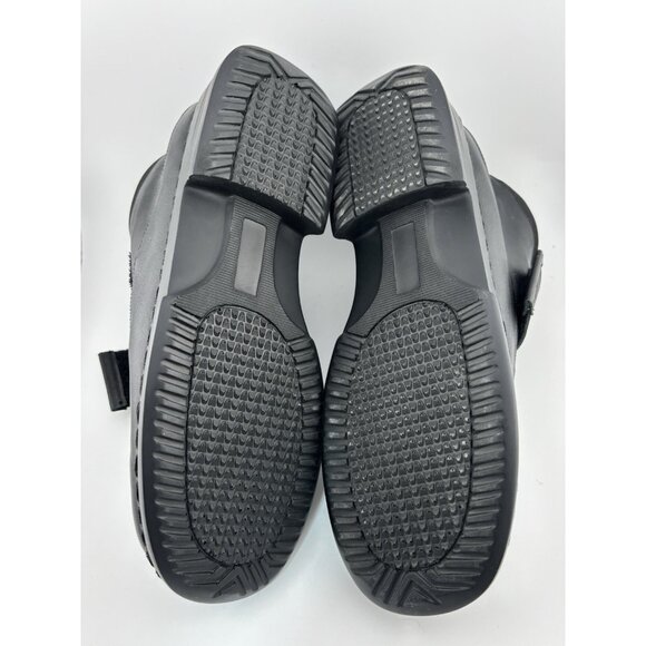 VINTAGE ROMIKA Women's Size 38 / 7.5 Black Faux Leather Cathy Hook & Loop Boots - Picture 8 of 9